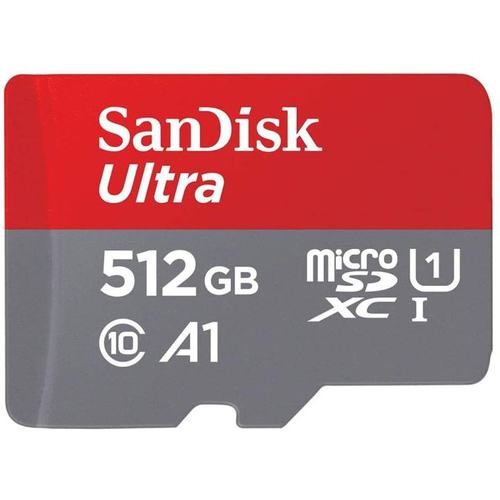 Флеш карта microSDXC 512Gb Class10 Sandisk SDSQUA4-512G-GN6MA Ultra + adapter