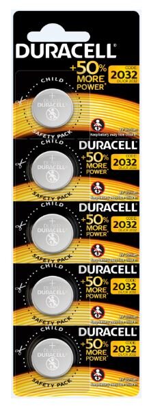 Батарея Duracell DL2032 CR2032 (5шт)
