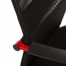 Кресло игровое Zombie ONE черный TW-01 3C11 сетка/ткань с подголов. крестовина металл