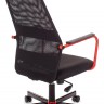 Кресло игровое Zombie ONE черный TW-01 3C11 сетка/ткань с подголов. крестовина металл
