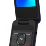 Мобильный телефон Alcatel 3025X синий раскладной 1Sim 2.8" 240x320 2Mpix GSM900/1800 GSM1900 MP3 FM microSD max32Gb