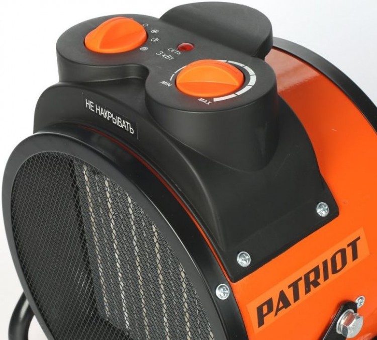 Тепловая пушка электрическая Patriot PTR 5S 3000Вт оранжевый