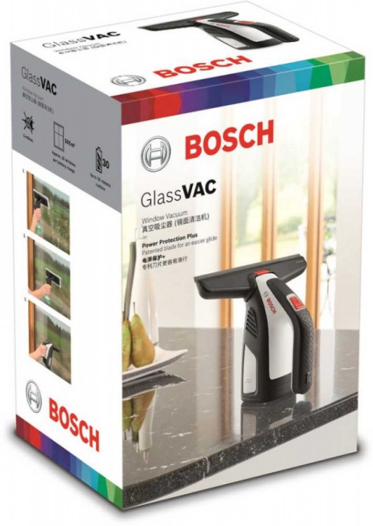 Стеклоочиститель Bosch GlassVAC Solo Plus шир.скреб.:266мм пит.:от аккум. серый/черный