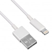Кабель Buro USB-IP-1.2W2A Lightning (m) USB A(m) 1.2м белый