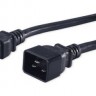 Шнур питания Hyperline PWC-IEC19-IEC20-1.8-BK C19-C20 проводник.:3x1.5мм2 1.8м 250В 16А (упак.:1шт) черный