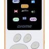 Плеер Hi-Fi Flash Digma S4 8Gb белый/оранжевый/1.8"/FM/microSDHC