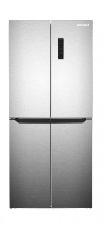Холодильник Weissgauff WCD 337 NFX нержавеющая сталь (двухкамерный)