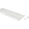 Клавиатура + мышь HP C2710 клав:белый мышь:белый USB беспроводная