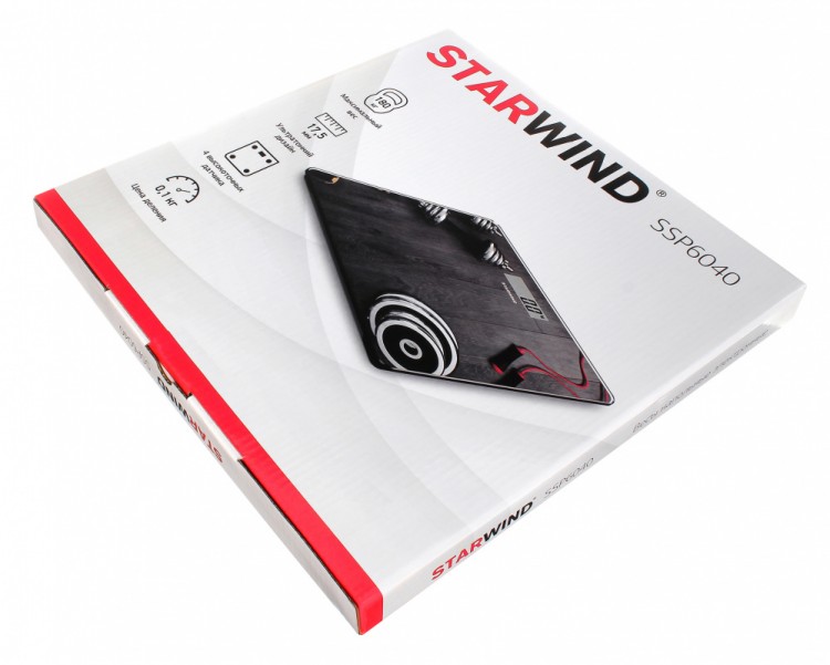 Весы напольные электронные Starwind SSP6040 макс.180кг рисунок