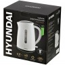 Чайник электрический Hyundai HYK-P2021 1.7л. 2200Вт белый/серый (корпус: пластик)