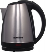 Чайник электрический Hyundai HYK-S1030 1.7л. 2200Вт серебристый матовый/черный (корпус: металл)