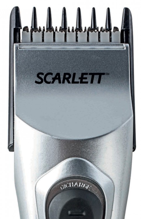 Машинка для стрижки Scarlett SC-160 серый 3Вт (насадок в компл:1шт)