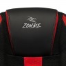 Кресло игровое Zombie 9 черный/красный искусст.кожа/ткань крестовина пластик