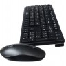 Клавиатура + мышь Oklick 240M клав:черный мышь:черный USB беспроводная slim Multimedia