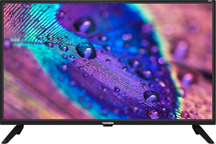 Телевизор LED Telefunken 31.5" TF-LED32S77T2S черный HD READY 50Hz DVB-T DVB-T2 DVB-C USB WiFi Smart TV (RUS)