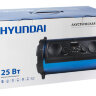 Минисистема Hyundai H-MC200 черный/синий 25Вт/FM/USB/BT/SD/MMC