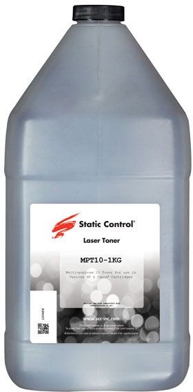 Тонер Static Control MPT10-1KG черный флакон 1000гр. для принтера НР LJ P1007/P1008/P1009/P1006/P1002/P1005/P1000/P1003/P1004/P1505