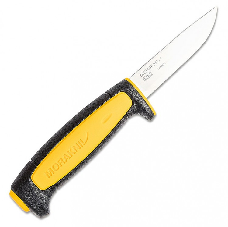 Нож Morakniv Basic 511 Limited Edition 2020 (13710) стальной разделочный лезв.91мм прямая заточка черный/желтый