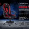 Кресло игровое Zombie 9 черный/салатовый искусст.кожа/ткань крестовина пластик