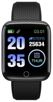 Смарт-часы Digma Smartline H2 1.3" TFT черный (H2B)