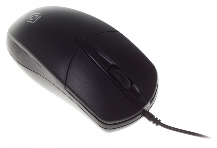 Мышь Oklick 275M черный оптическая (1000dpi) USB (2but)