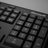 Клавиатура + мышь Microsoft Ergonomic Keyboard Kili & Mouse LionRock клав:черный мышь:черный USB беспроводная