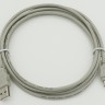 Кабель USB A(m) mini USB B (m) 1.8м серый