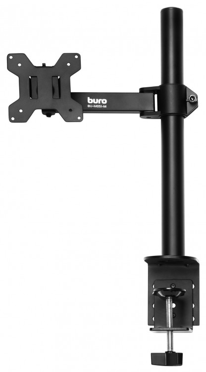 Кронштейн для мониторов ЖК Buro BU-M051-M черный 17"-32" макс.2.4кг крепление к столешнице поворот и наклон