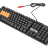 Клавиатура A4 Bloody B3370R черный USB Multimedia for gamer LED (подставка для запястий)