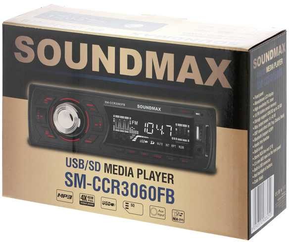 Автомагнитола Soundmax SM-CCR3060FB 1DIN 4x45Вт