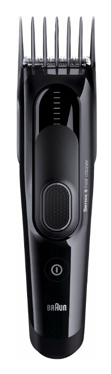 Машинка для стрижки Braun HC 5050 черный (насадок в компл:2шт)