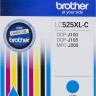 Картридж струйный Brother LC525XLC голубой (1300стр.) для Brother DCP-J100/J105/J200