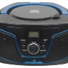 Аудиомагнитола Hyundai H-PCD160 черный/синий 4Вт/CD/CDRW/MP3/FM(dig)/USB