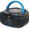 Аудиомагнитола Hyundai H-PCD160 черный/синий 4Вт/CD/CDRW/MP3/FM(dig)/USB