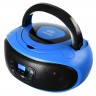 Аудиомагнитола Hyundai H-PCD240 синий/черный 4Вт/CD/CDRW/MP3/FM(dig)/USB/SD/MMC/microSD