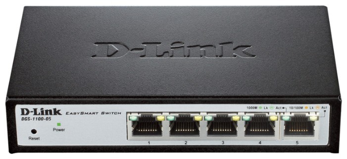 Коммутатор D-Link DGS-1100-05/B1A 5G настраиваемый