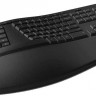 Клавиатура Microsoft Ergonomic черный USB Multimedia Ergo (подставка для запястий)