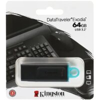 Флеш диск KINGSTON 64GB USB3.2 Gen 1 DataTraveler Exodia 