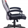 Кресло игровое Zombie HERO QUEEN черный/белый искусственная кожа с подголов. крестовина пластик
