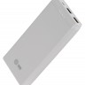 Мобильный аккумулятор Cactus CS-PBFSMT-10000 10000mAh 2.1A 2xUSB белый