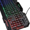 Клавиатура Oklick 700G Dynasty черный USB Multimedia for gamer LED