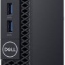ПК Dell Optiplex 3070 Micro i3 9100T (3.1)/8Gb/SSD256Gb/UHDG 630/Linux Ubuntu/GbitEth/WiFi/BT/65W/клавиатура/мышь/черный