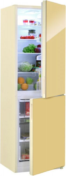 Холодильник Nordfrost NRG 119 742 бежевый стекло (двухкамерный)
