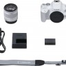 Зеркальный Фотоаппарат Canon EOS 250D белый 24.1Mpix EF-S 18-55mm f/1:4-5.6 IS STM 3" 4K Full HD SDXC Li-ion
