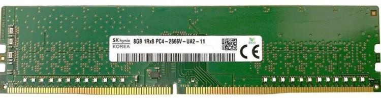 Память DDR4 8Gb 2666MHz Hynix HMA81GU6DJR8N-VKN OEM PC4-21300 CL19 DIMM 288-pin 1.2В original single rank