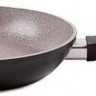 Сковорода Endever Stone-Grey Stone-Grey-24 круглая 24см ручка несъемная (без крышки) серый (80646)