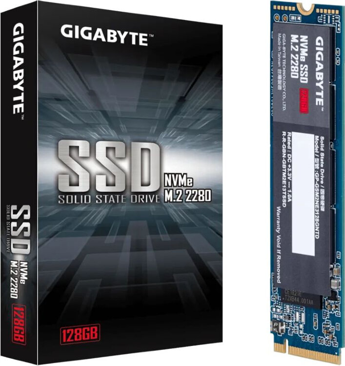 Накопитель SSD Gigabyte PCI-E 3.0 128Gb GP-GSM2NE3128GNTD NVMe M.2 2280