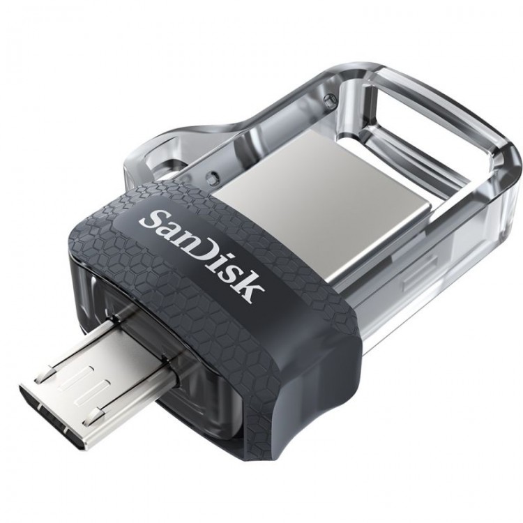 Флеш Диск Sandisk 16Gb Ultra Dual drive SDDD3-016G-G46 USB3.0 черный