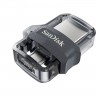 Флеш Диск Sandisk 16Gb Ultra Dual drive SDDD3-016G-G46 USB3.0 черный