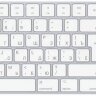 Клавиатура Apple MQ052RS/A белый USB беспроводная BT slim Multimedia